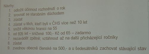 Valn hromada HS 2016 - 9 protinvrh ke zmn lenskch pspvk pro leny od 61 do 65 let