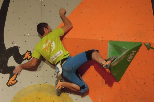 Martin Strnk finle Sport Expo Praha 2016 2. boulder