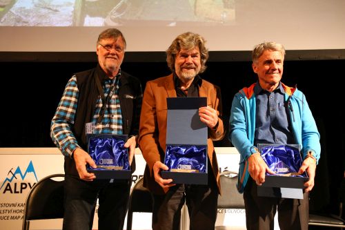 MFA Praha: Reinhold Messner, Peter Habeler a Wolfgang Nairz