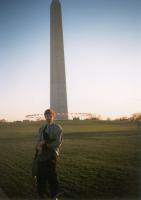 USA - Washington DC - monument, Standa ped monumentem