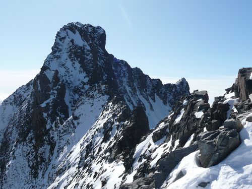 10.hřeben k vrcholu Piz Bernina