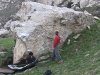 bouldering v Agio Thomas